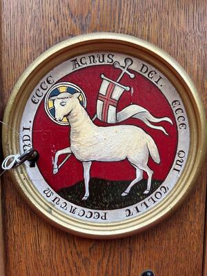 Tabernacle style Gothic - Style en Oak wood, Belgium  19 th century