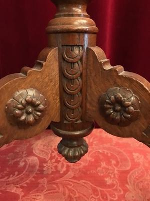 Missal Stand Adjustable en wood oak, Dutch 19th century