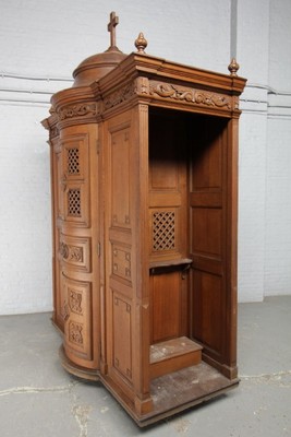 Confessional  style NEO-CLASSICISTIC-STYLE en Oak wood, France 20th century ( anno 1930 )
