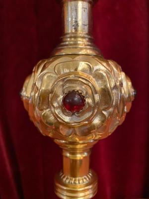 1 neo classicistical Monstrance  Including Full Silver Lunula