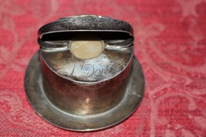 Reliquary en full silver, Belgium 19th century