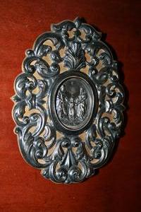 Reliquary en Brass / Silver, Belgium 19th century