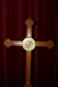 Reliquary - Cross With Multi - Reliquary Belgium 19th century