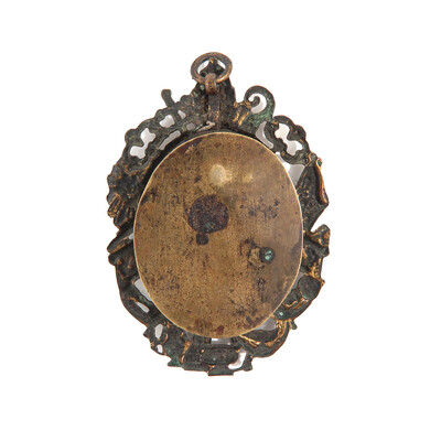 Reliquary - Relic 12 Apostles  en Brass / Glass / Wax Seal,