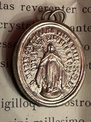 1  Reliquary - Relic Ex Ossibus St. Ambrosius With Original Document