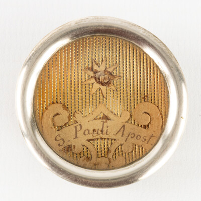 1  Reliquary - Relic Ex Ossibus St. Paul With Original Document