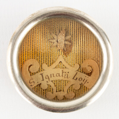 1  Reliquary - Relic Saint Ignatius Of Loyola With Original Document