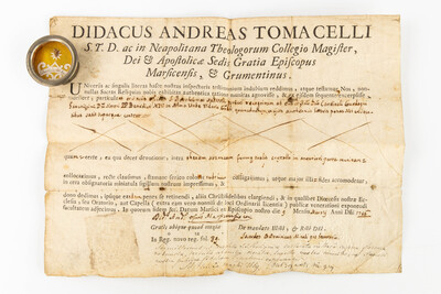 1  Reliquary - Relic St Bartholomeus With Original Document