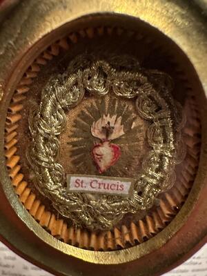 1  Reliquary - Relic True Cross With Document