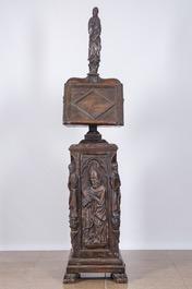 Lectern Expected ! style Renaissance en Hand - Carved Wood , Brittany - France 17 th century