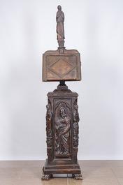 Lectern Expected ! style Renaissance en Hand - Carved Wood , Brittany - France 17 th century