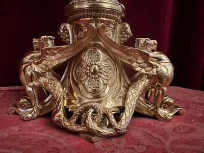 1 Romanesque - Style Exceptional Reliquary Relic Of The True Cross