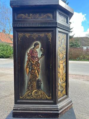 Sacristy Cabinet en Wood, Croatia 19 th century