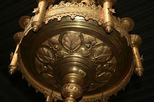 Sanctuary Lamp en Brass / Bronze, FRANCE 19 th century
