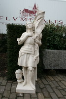 St Jeanne D Arc Statue en CAST IRON, France 19th century
