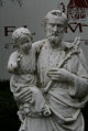 St.Joseph Statue en CAST IRON, France 19th century