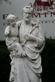 St.Joseph Statue en CAST IRON, France 19th century