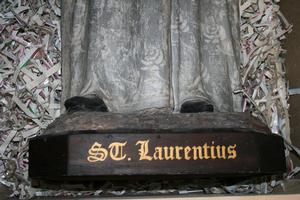 St. Laurentius Statue 19th century