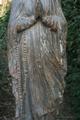 St. Mary Lourdes Statue en CAST IRON, France 19th century ( anno 1910 )