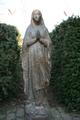 St. Mary Lourdes Statue en CAST IRON, France 19th century ( anno 1910 )