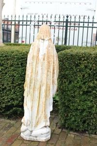 St. Mary Lourdes Statue en Cast - Iron, France 20th century / 1915