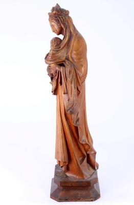 1  St. Mary With Child Sculpture.
