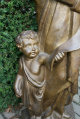 St Mattheus Statue en CAST IRON, France 19th century
