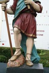 Statue en wood polychrome, Germany 19th century