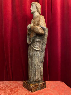 Statue By : Terraco Beesel en Terra - Cotta Glazed, Beesel Netherlands 20 th century