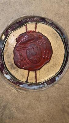 1  Stunning Reliquary Relic Of The True Cross Originally Sealed
