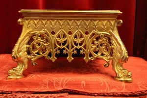Tabor en Brass / Bronze / Polished and Varnished, France 19th century