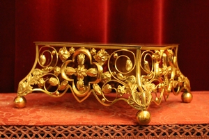 Tabor en Brass / Polished / New Varnished, France 19th century