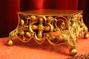 Tabor en Brass / Polished / New Varnished, France 19th century