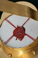 Two Separate Originally Sealed Devotion- (Kiss-) Reliquaries