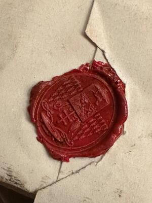 Exceptional Treasure From The Patriarchate Of Venice Italy. Venice Italy 17th / 18 Th Century