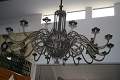 Very Large Matching Chandeliers en iron, Dutch 20th century / 1930