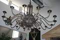 Very Large Matching Chandeliers en iron, Dutch 20th century / 1930