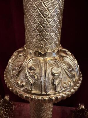 4  Matching Candle Sticks Height Without Pin.