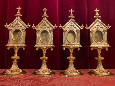 4 Romanesque - Style Matching Reliquaries