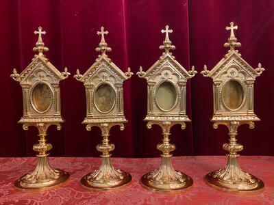 4 Romanesque - Style Matching Reliquaries
