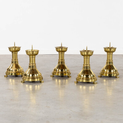 Candle Holders Expected ! style art - deco en Bronze, Belgium  20 th century ( Anno 1930 )