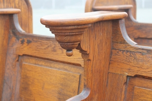 Choir Furniture en Oak wood, Monastery Ravensbos Valkenburg Netherlands 19th century