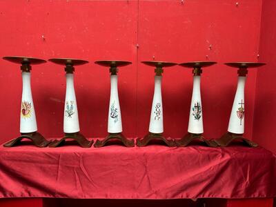 6  Matching Candle Holders