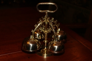 Altar - Bells For Sale Seperately en Brass / Bronze, Belgium & France 19th century