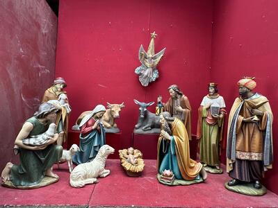 Nativity Set By : Demetz Ortisei Italy