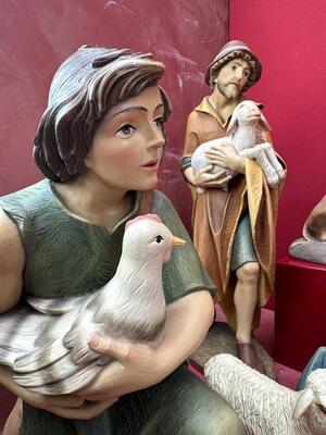 Nativity Set By : Demetz Ortisei Italy