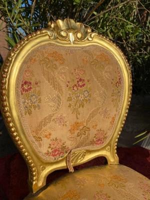 Chairs style Baroque France 19 th century