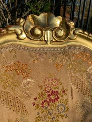 Chairs style Baroque France 19 th century