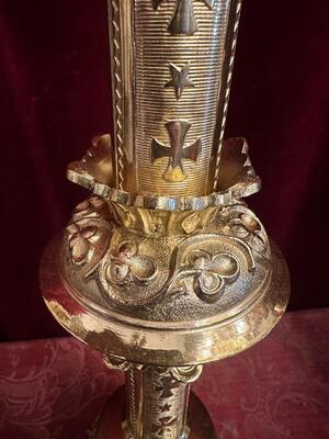 Pair Classicistic Candle Holders