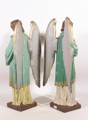 Angels  style Gothic - Style en Hand - Carved Wood , Netherlands  19 th century